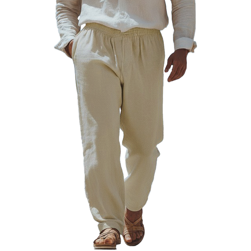 Men's Spring Fashion 100% Cotton Casual Pants MTZ2781A5P