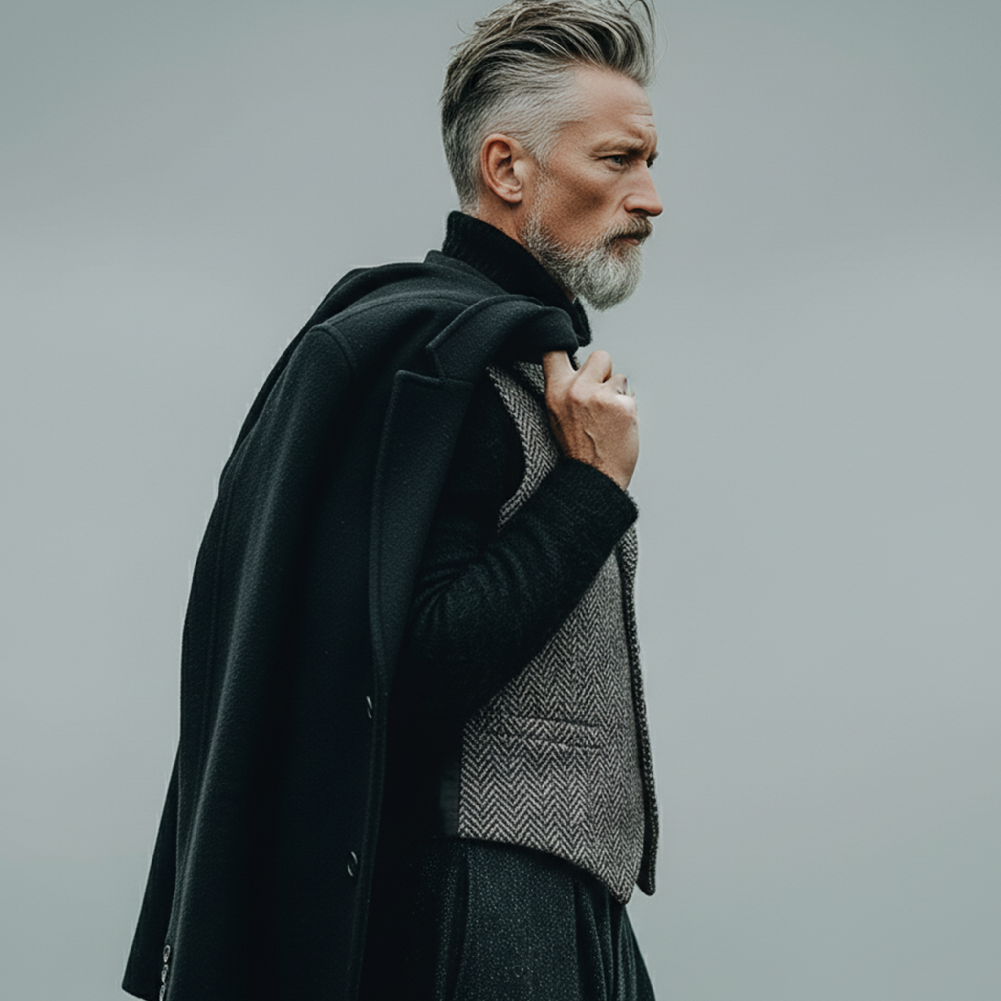 Men's Classic Business And Casual Faux Herringbone Vest MTA3094J5K