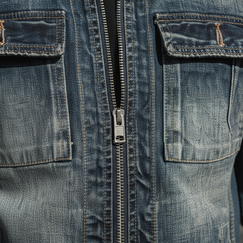 Men's Autumn And Winter Retro Washed Casual Denim Jacket MTA2309I8P
