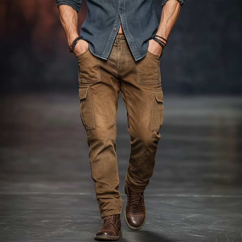 Men's Classic Khaki Slim-fit Jeans MTA2885J2U