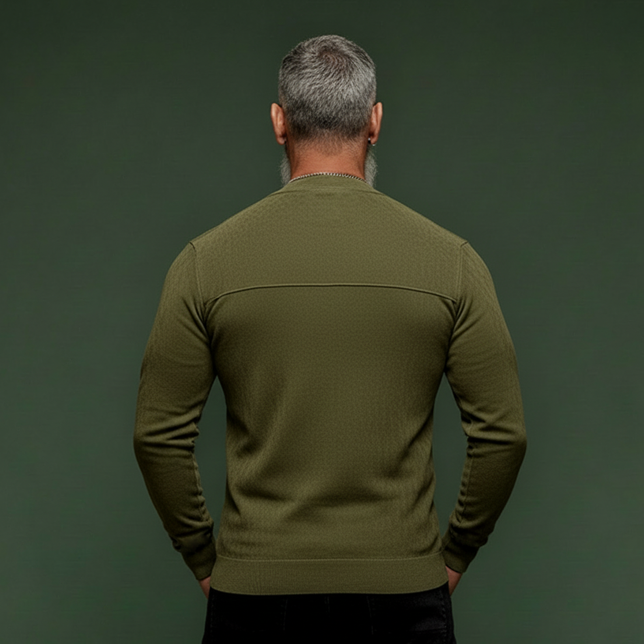 Men's Classic Casual Faux Suede Long-sleeved Shirt MTZ0460A9K