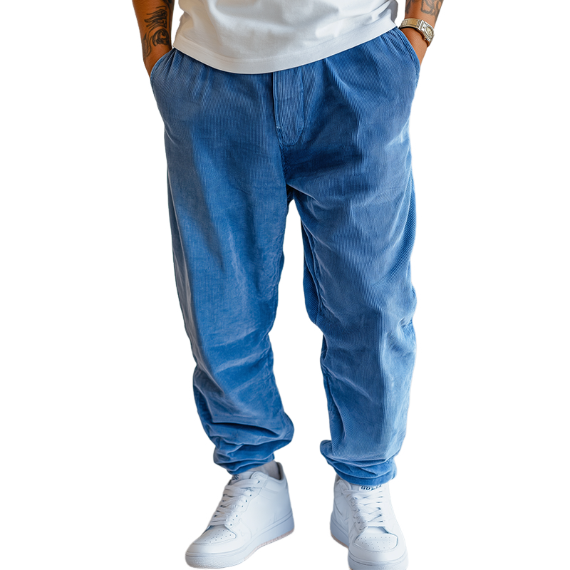 Men's Retro Casual Corduroy Pants MTA3036J3TO