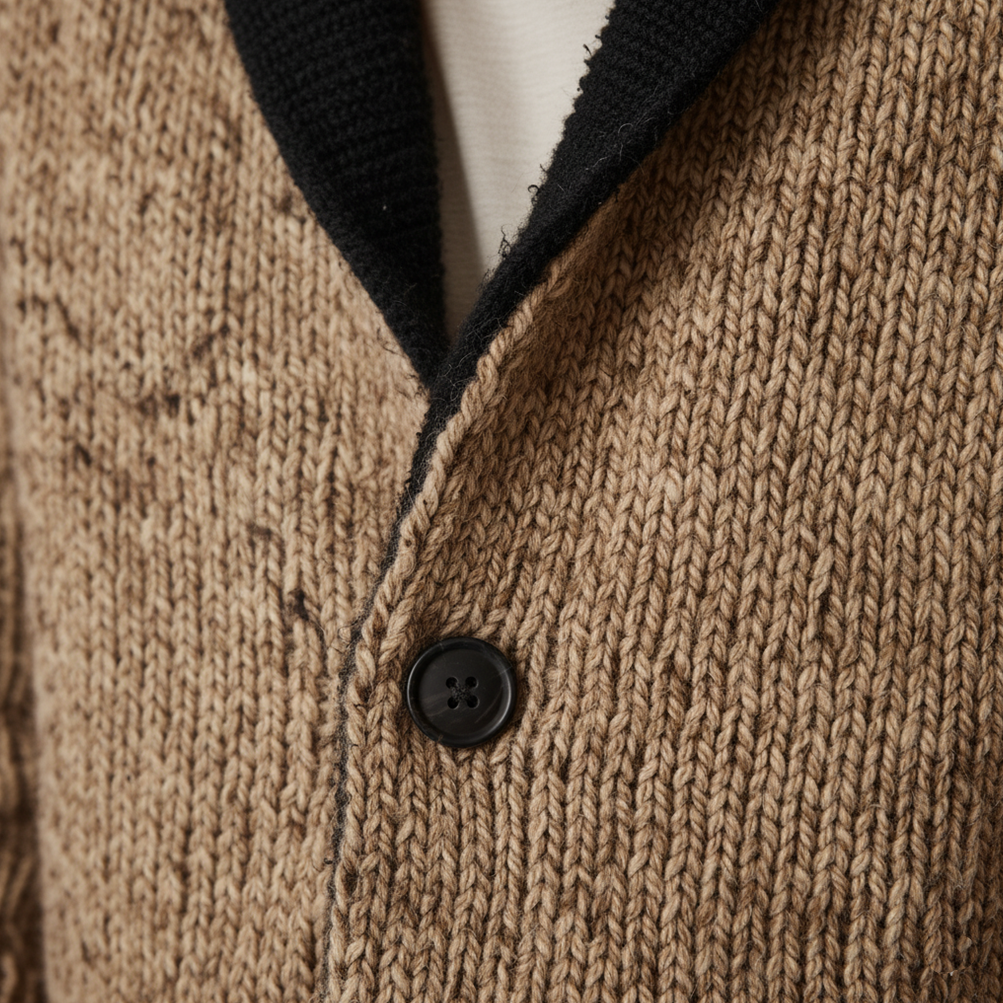 Men's Classic Casual Shawl Collar Button-down Cardigan MTA2966J3K