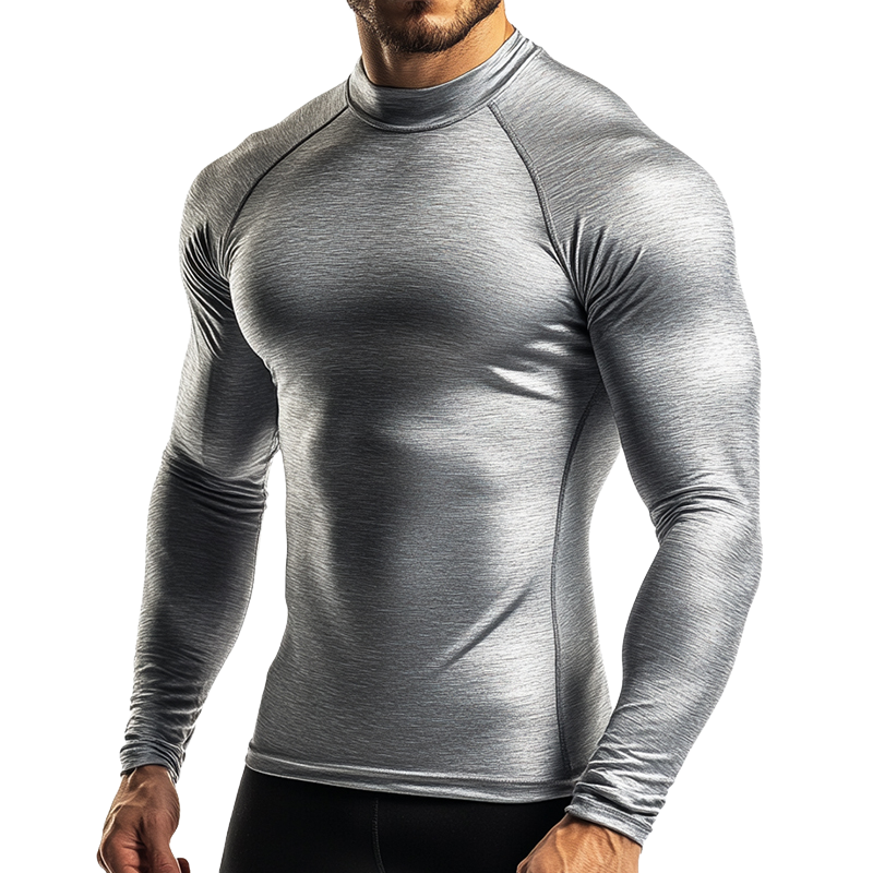 Men's Retro Casual Round Neck Slim Fit Long Sleeve T-Shirt 68061800TO