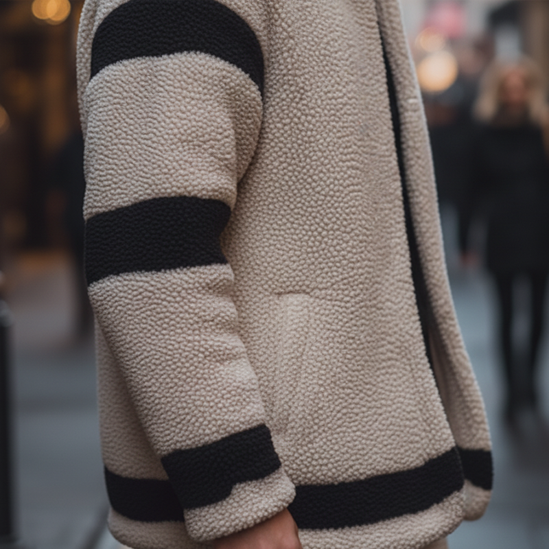 Men's Winter Fashion Fleece Zip-up Warm Jacket MTA0820L6P