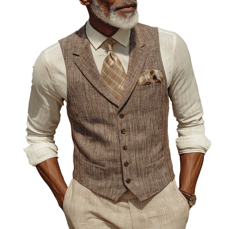 Men's Retro Elegant Suit Vest MTA0282I9P