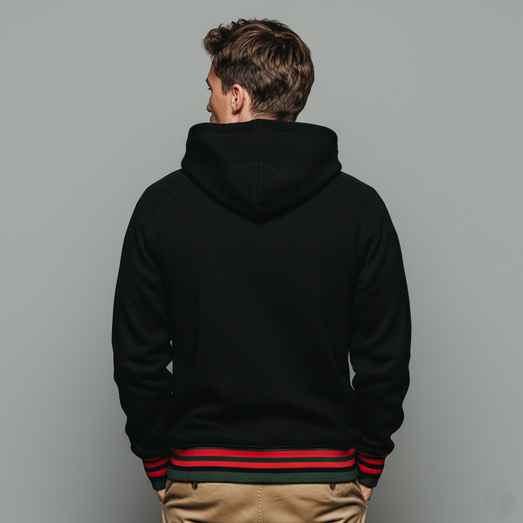 Men's Classic Casual Cotton Blend Loose Hoodie MTA3023I4K