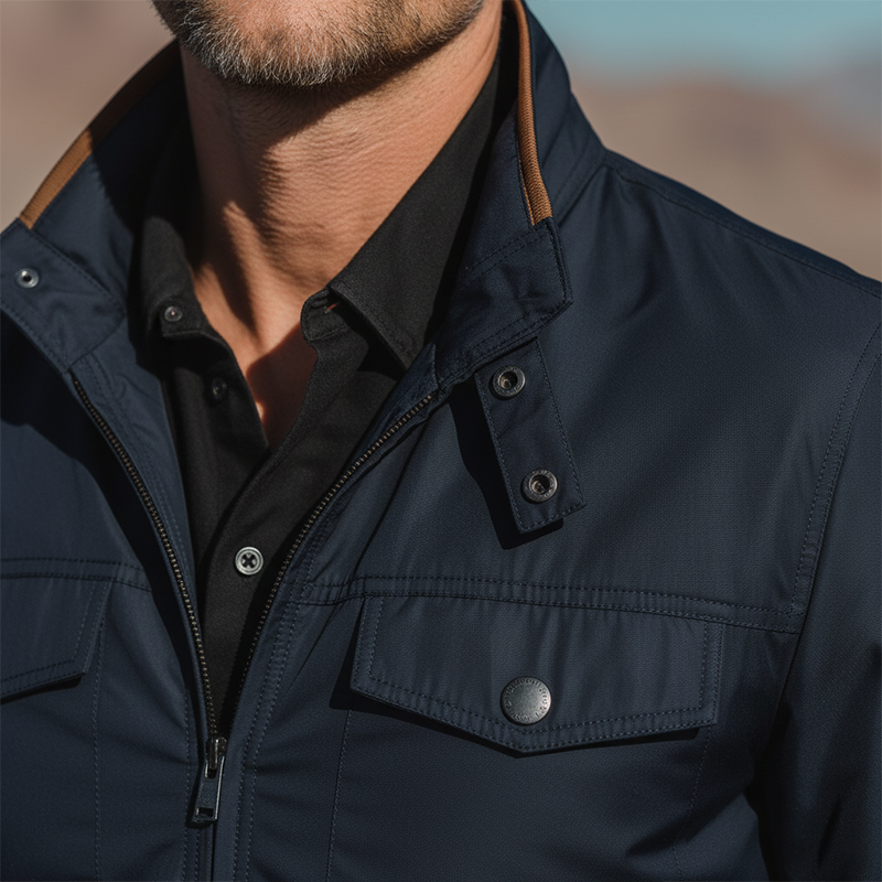 Men's Autumn And Winter Fashion Cotton Blend Casual Jacket (with Lining) MTA2331I3P