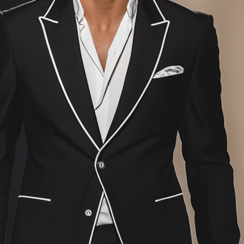Men's Casual Vintage Business Single Breasted Blazer MTA2169G9TO