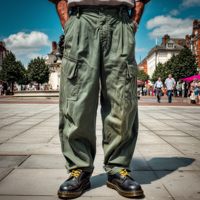 Men's Classic Loose Twill Cargo Pants MTA1018I7U