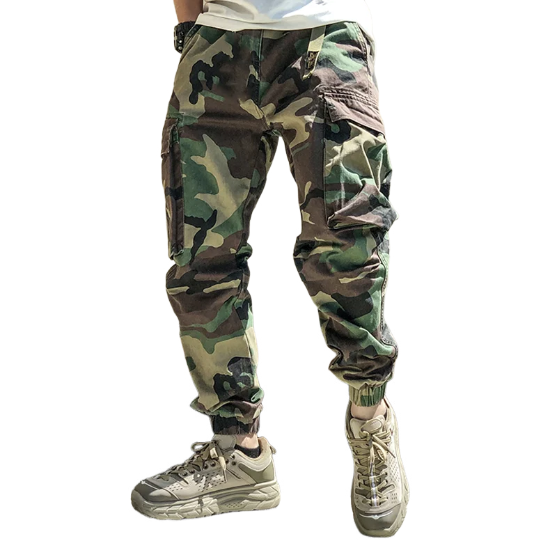 Men's Camouflage Multi-Pocket Cargo Pants 88990284Z