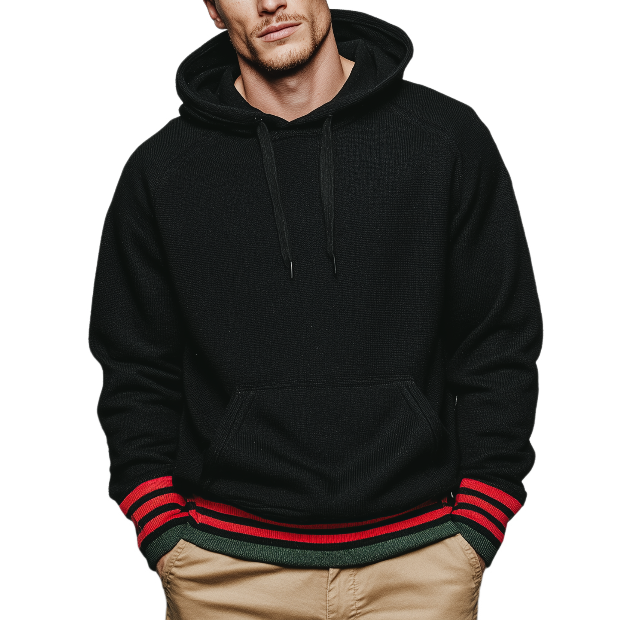 Men's Classic Casual Cotton Blend Loose Hoodie MTA3023I4K