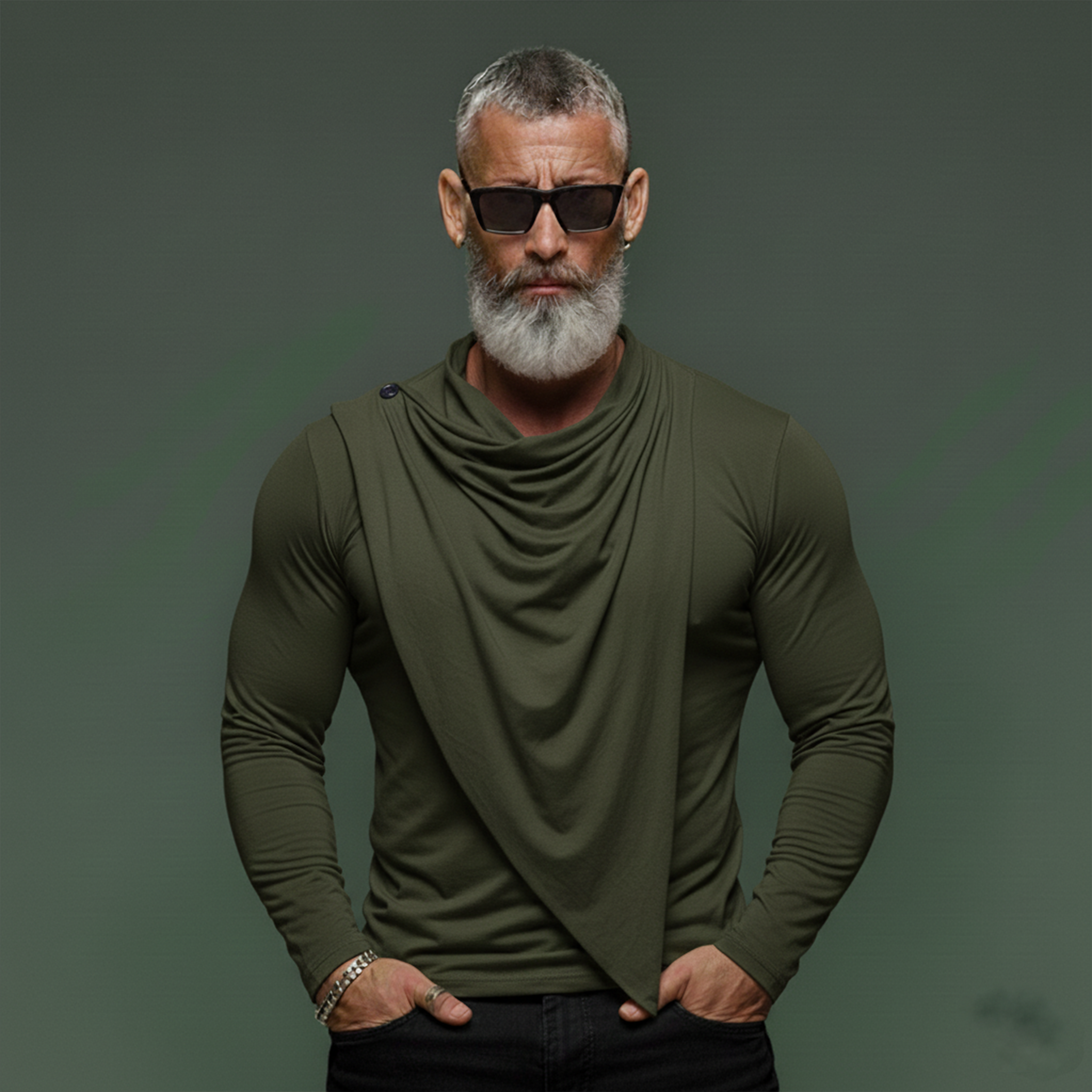 Men's Classic Casual Modal Cotton Long-Sleeved T-Shirt MTA3124L5K