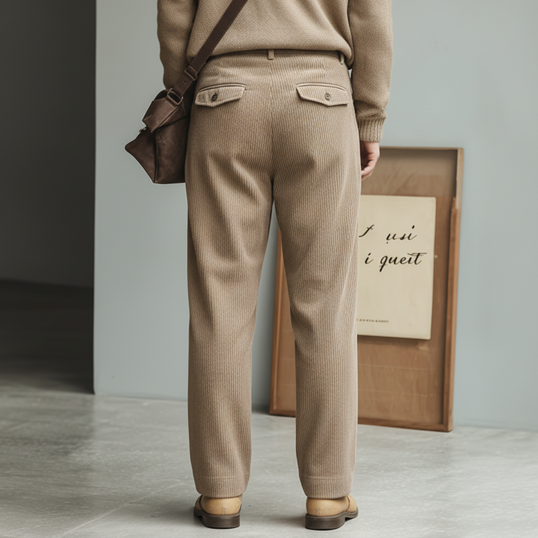 Men's Classic Business Corduroy Suit Pants MTA2871J9K