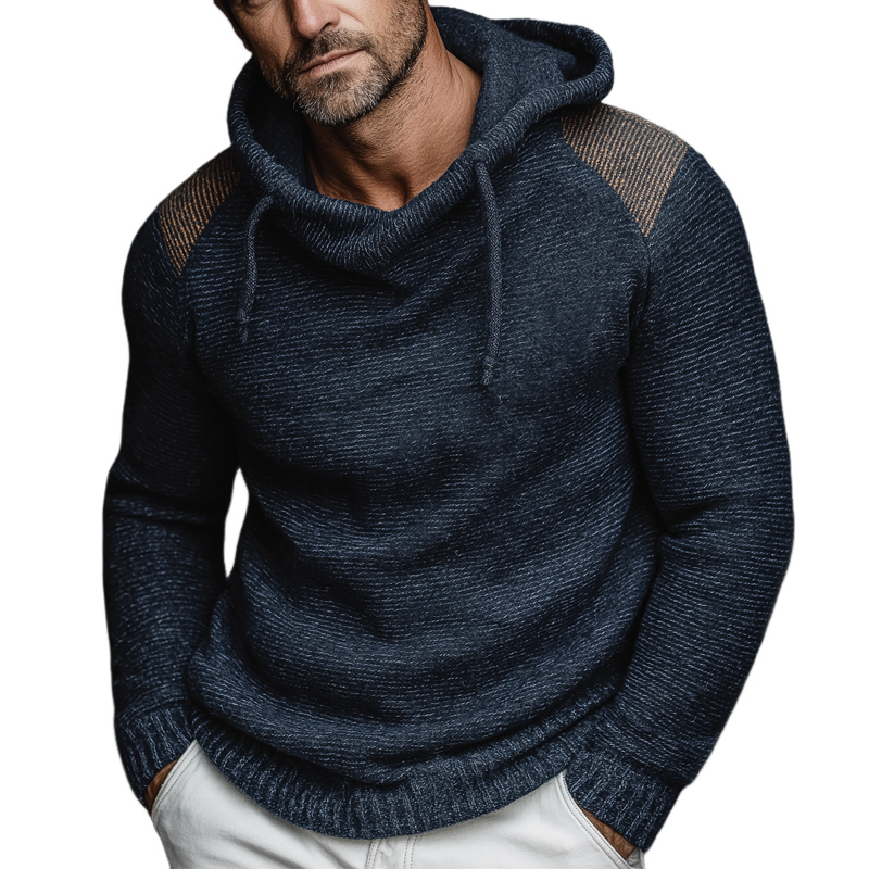 Men's Classic Casual Stretch Knit Hoodie MTA2992J3U