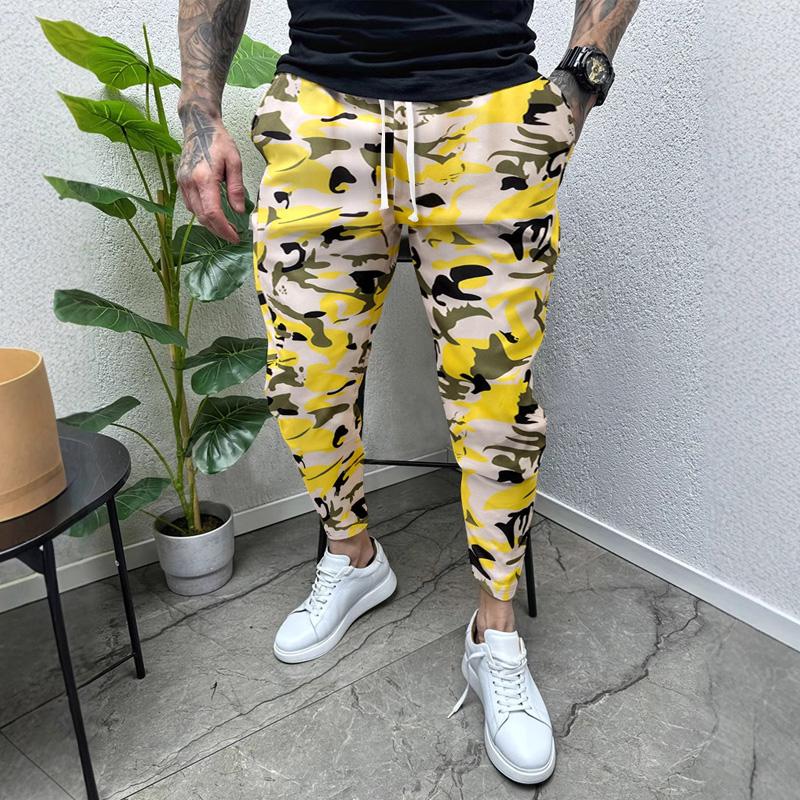 Men's Camouflage Print Multi-Pocket Casual Pants 92086668X