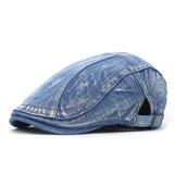 Men's Washed Denim Beret 70850495U