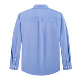 Men's Solid Color Long Sleeve Casual Shirt 42182872X