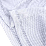 Men's Long Sleeve Outdoor Double Collar Waffle Crewneck Henley 48148003X