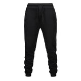 Men's Slim Fit Breathable Solid Color Fleece Trousers 75482527X