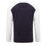 Men's Waffle Casual Stitching Long Sleeve T-Shirt 40192258X