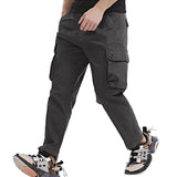 Men's Casual Outdoor Multi-Pocket Solid Color Cargo Pants 81100012M