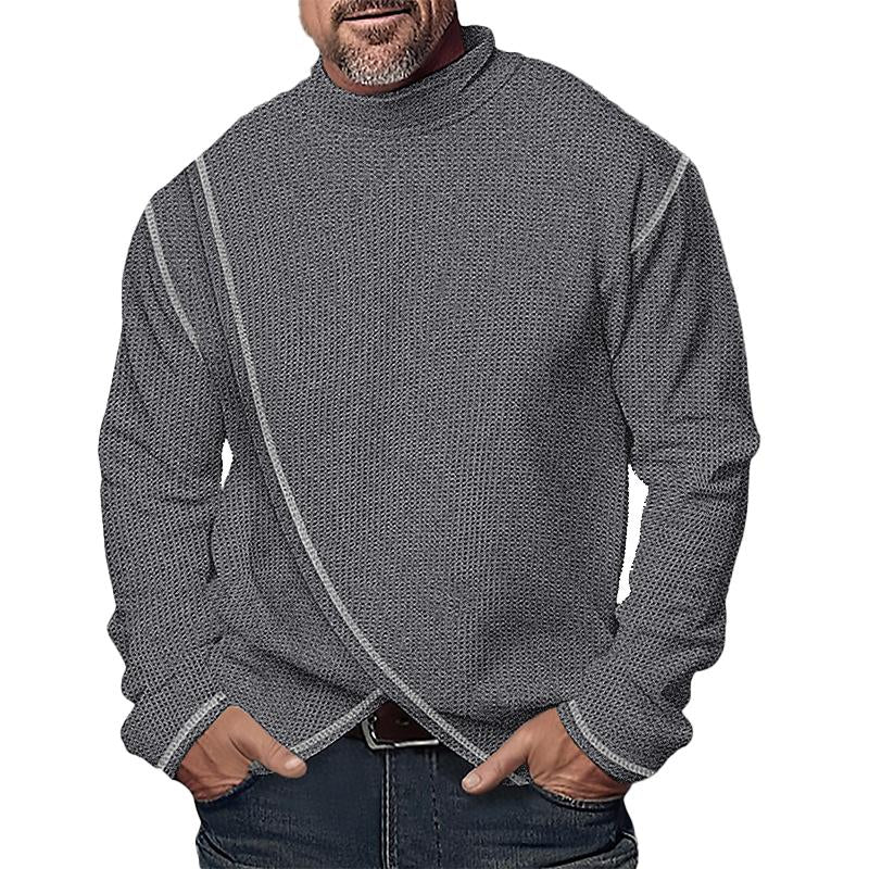 Langermet pullover for menn T-skjorte 51665481X