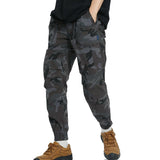 Men's Camouflage Multi-pocket Zipper Cargo Pants 09558175Z