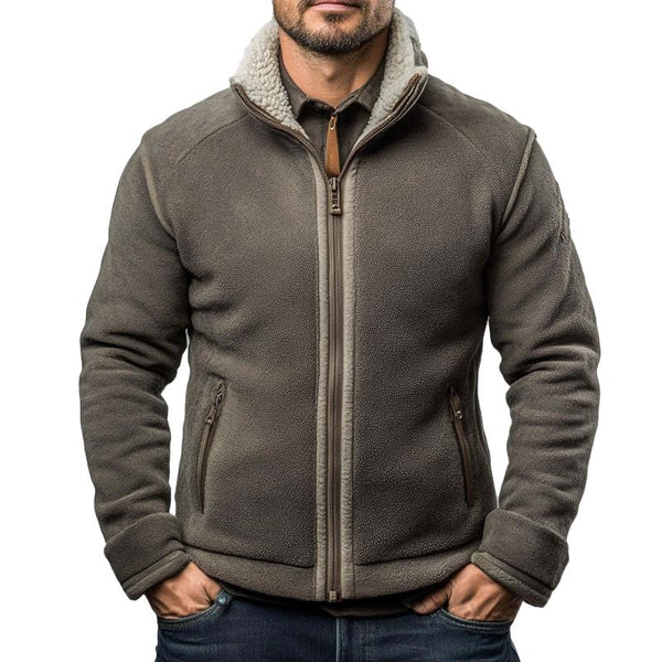 Men's Contrast Polar Fleece Zip Jacket 55796529X