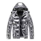 Men's Casual Hooded Long-sleeved Thermal Padded Coat 40525003M