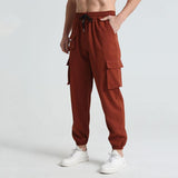 Men's Multi-pocket Outdoor Solid Color Cargo Trousers 82094053X