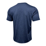 Men's Casual Henley Collar Short Sleeve T-Shirt 76662406Y