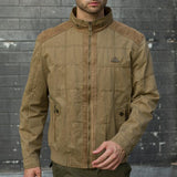 Men's Outdoor Solid Color Patchwork Stand Collar Jacket 35452501Y