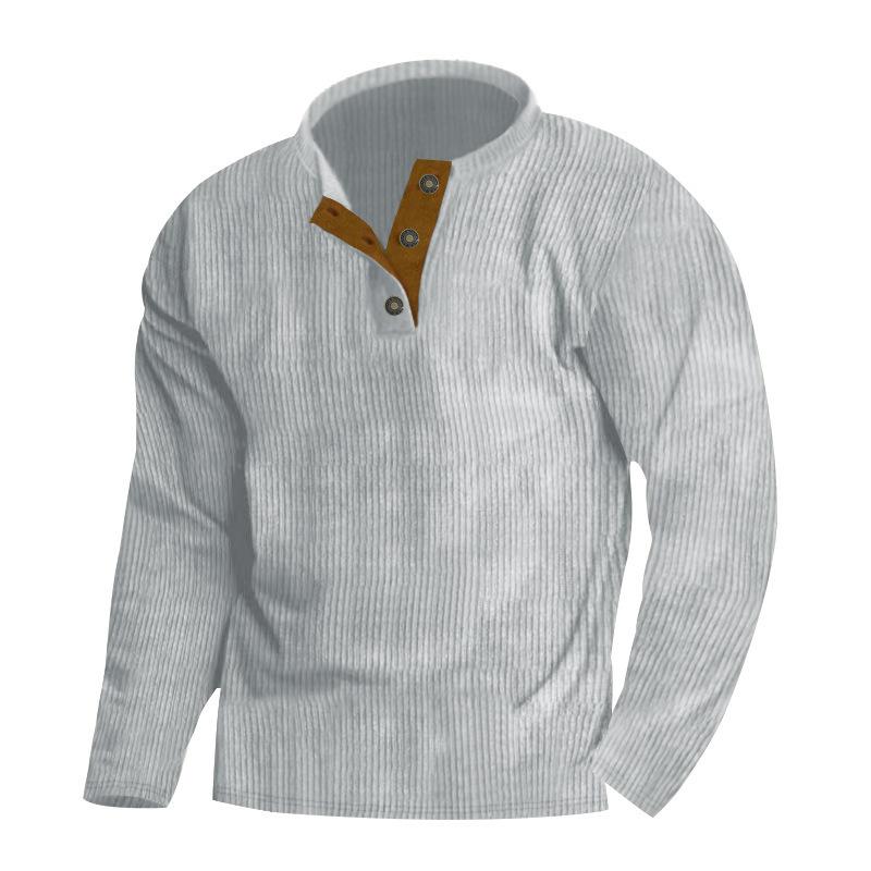 Men's Outdoor Corduroy Crew Neck Sweatshirt 79332310X