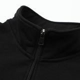 Men's Casual Stand Collar Washed Sherpa Loose Warm Pullover Sweatshirt 34040550M