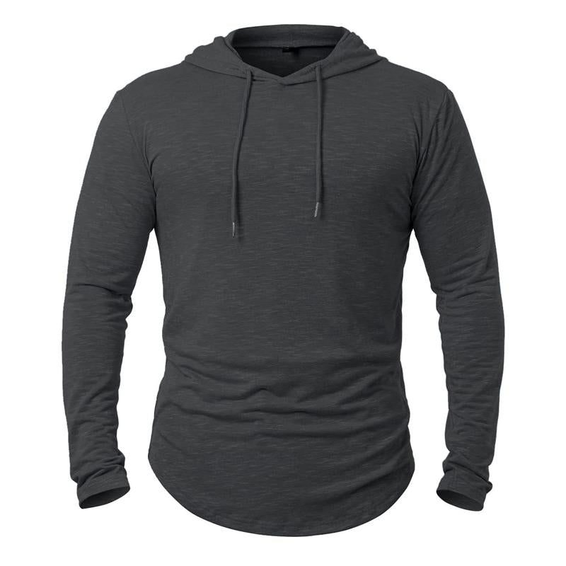 Sudadera con capucha para actividades al aire libre en mezcla de algodón para hombre 33436530X