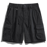 Men's Solid Color Stretch Cargo Shorts 87141493X