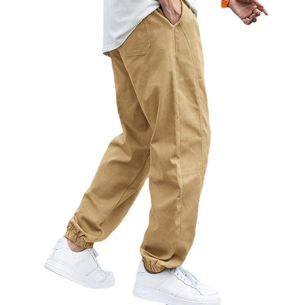 Men's Solid Color Workwear Casual Trousers 49998346TO