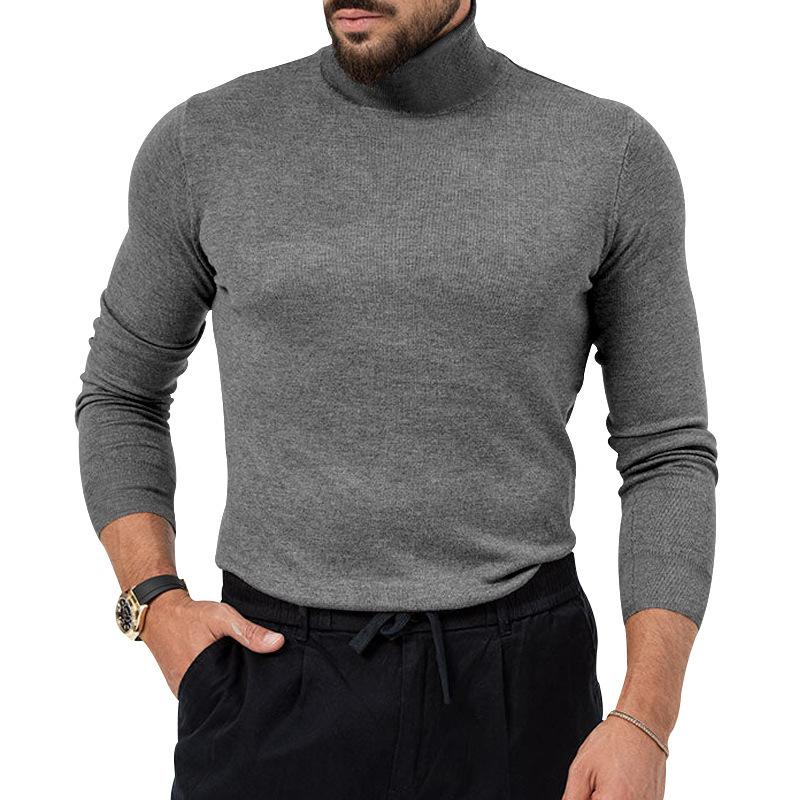 Men's Simple Long-sleeved Warm Shirt 98923033U