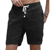 Men's Casual Solid Color Drawstring Shorts 87433930Y