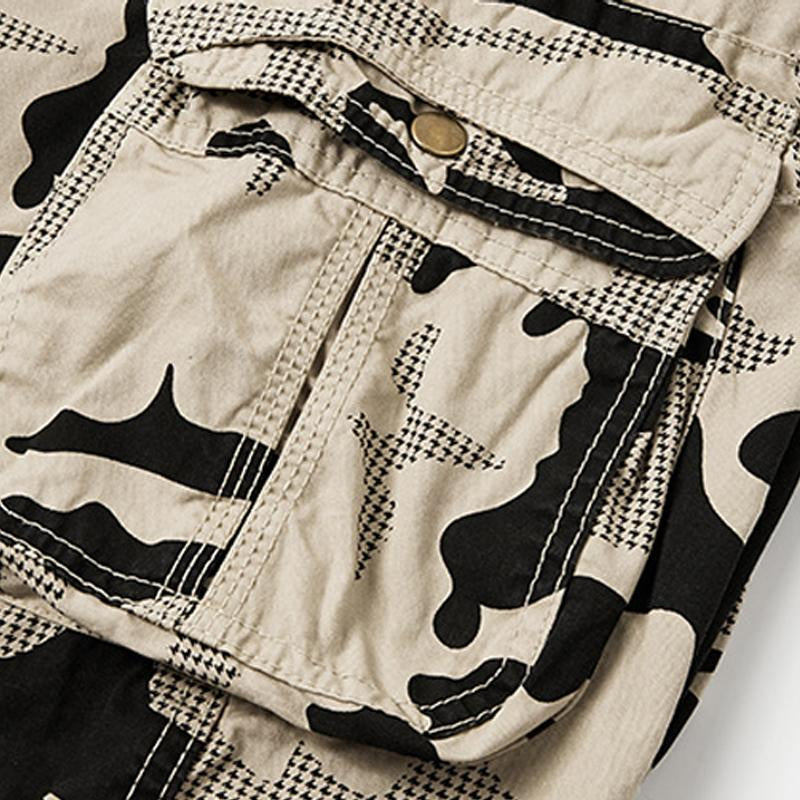 Men's Camouflage Cotton Casual Cargo Shorts 46954410X