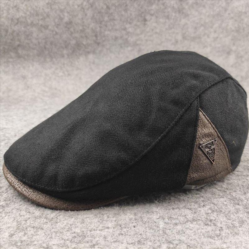 Men's Retro Autumn and Winter Warm Beret 25636840U