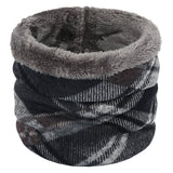 Men's Retro Jacquard Warm Neck Scarf 96825437F