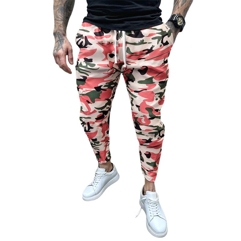 Men's Camouflage Print Multi-Pocket Casual Pants 92086668X