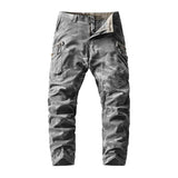 Men's Casual Outdoor Camouflage Multi-Pocket Cargo Pants 08047321M