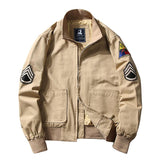 Men's Retro Solid Color Multi-Pocket Work Jacket 00281070Y
