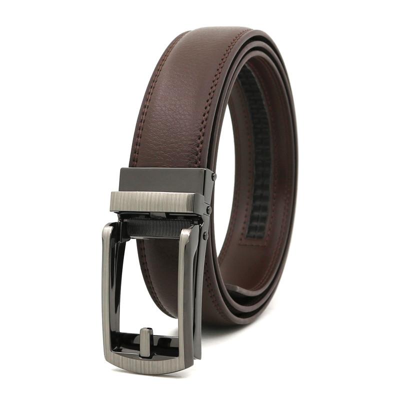 Men's Vintage Cowhide Automatic Buckle Belt 83392160M