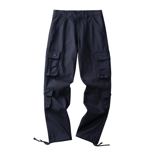 Men's Loose Cotton Multi-Pocket Cargo Pants 63173352Y