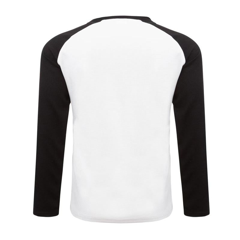 Men's Waffle Casual Stitching Long Sleeve T-Shirt 40192258X