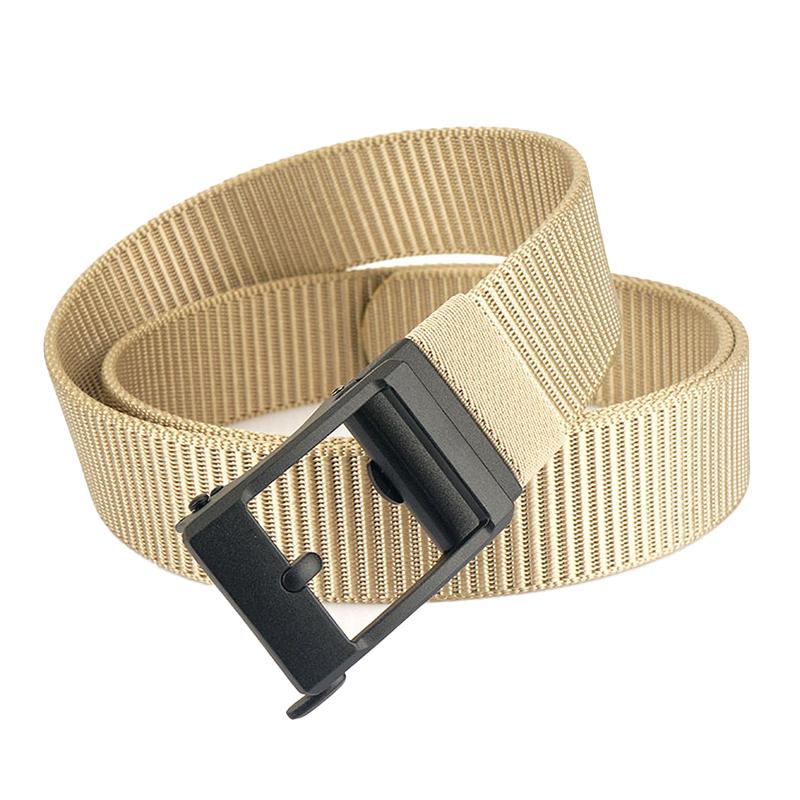 Ceinture en nylon à boucle automatique givrée décontractée pour homme 01225304M